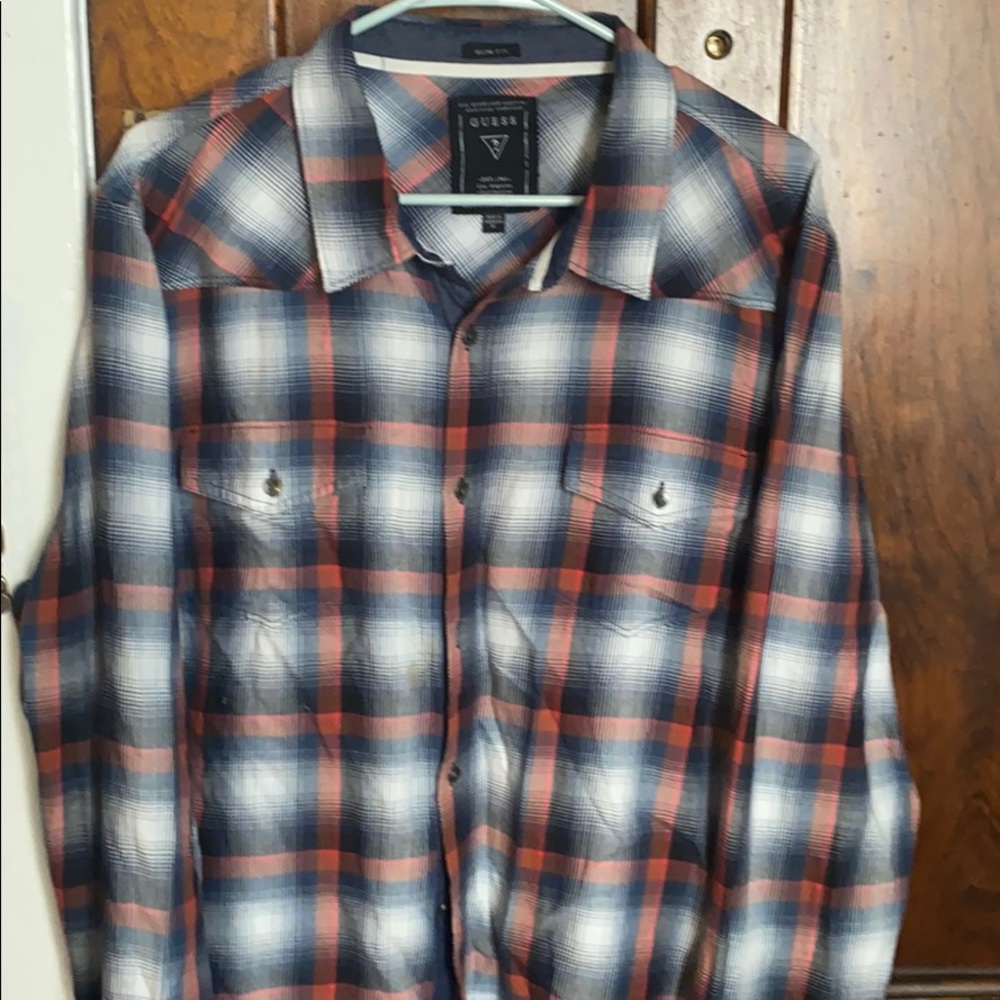 Guess button down shirt